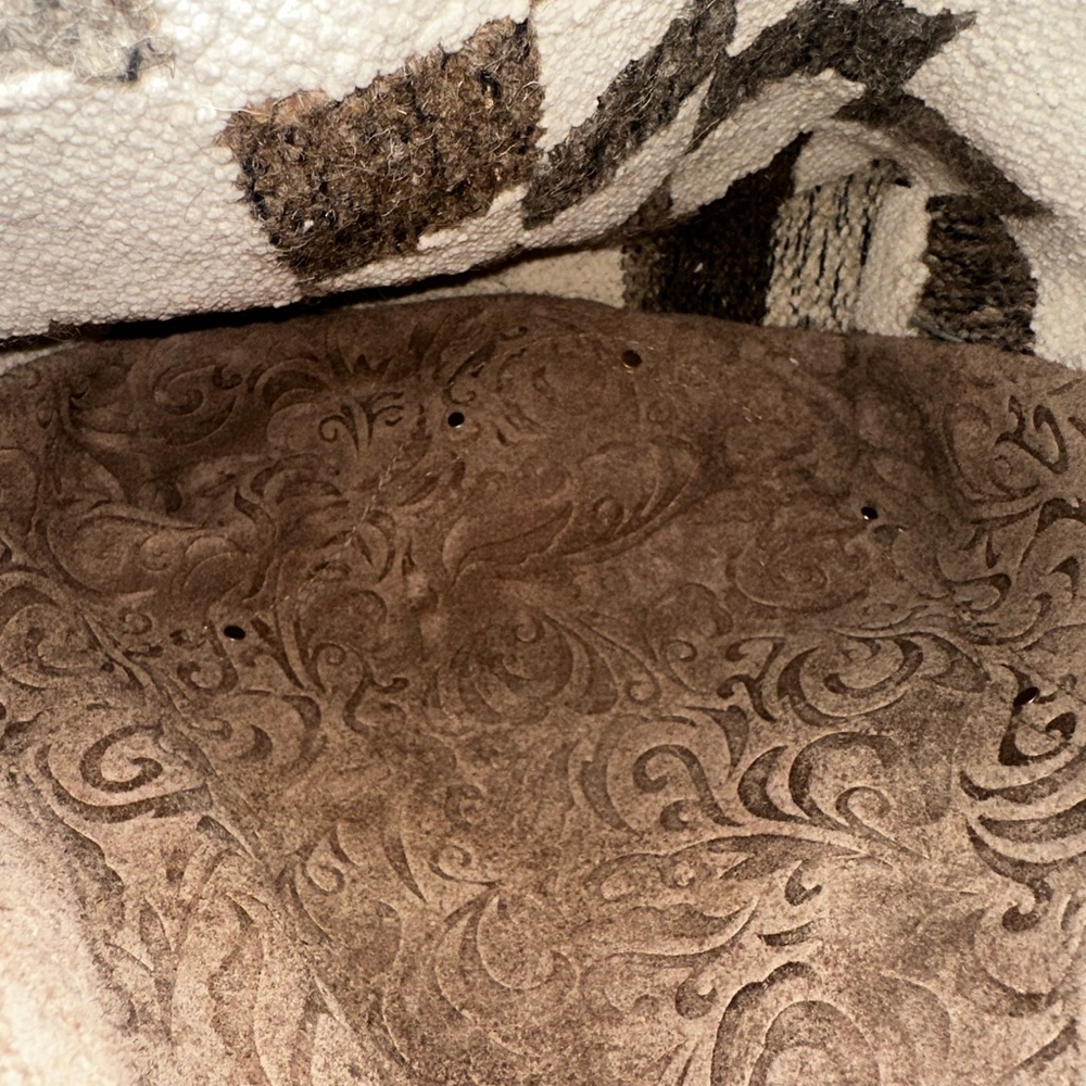 NEW**White Buffalo Creations Purse Handmade Hippie Leather Tapestry Boho Bag - Picture 8 of 9